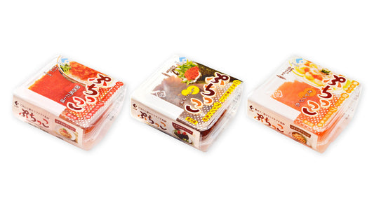 乗せて!混ぜて!プチプチ彩り魚卵「ぷちっこ」3種類 販売開始